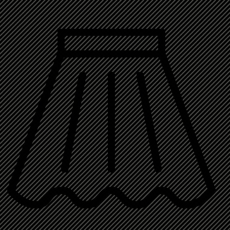 Юбка контур