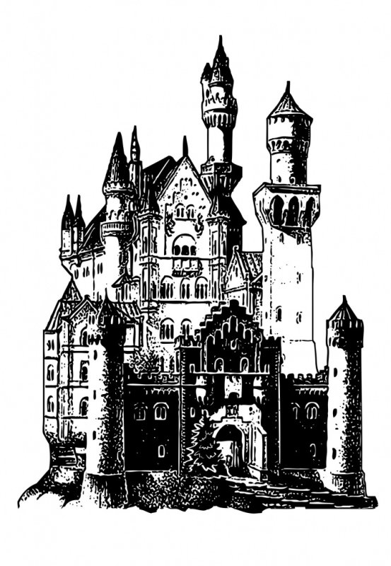 Замок эскиз