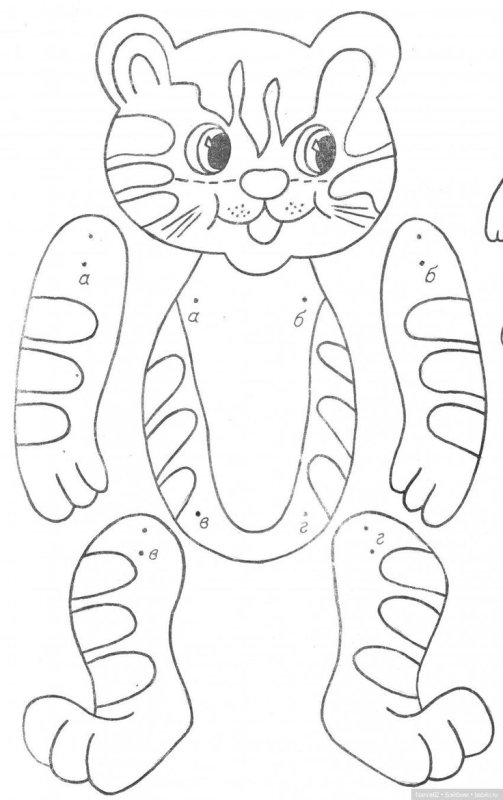 Подвижные игрушки из картона