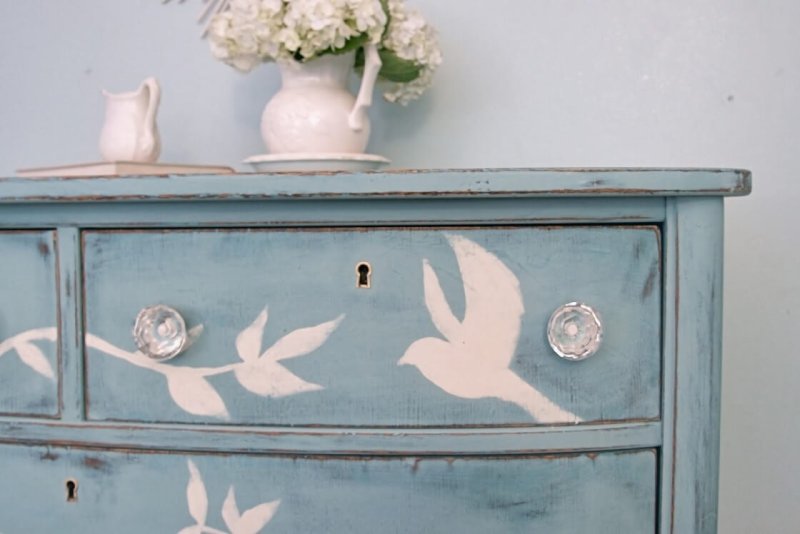 Состаривание мебели в стиле Прованс