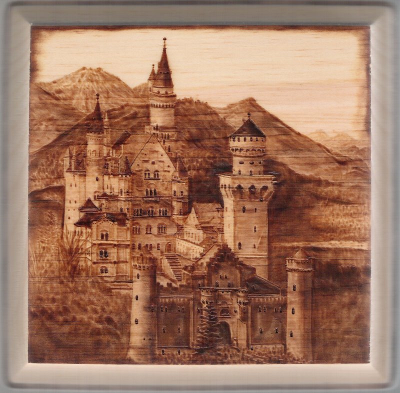 Картины для выжигания по дереву