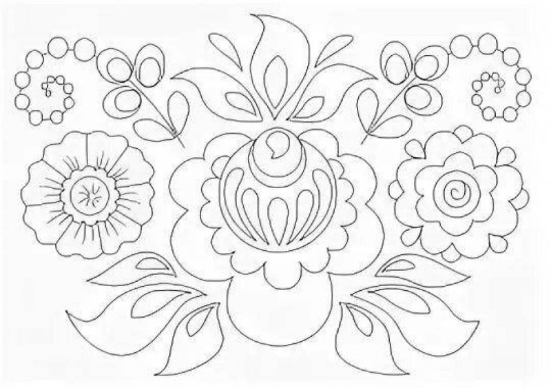 Узоры для рисования для детей