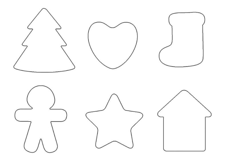 Формочки для печенья новогодние