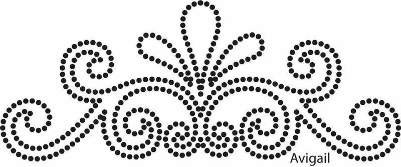 Трафарет для вышивания бисером