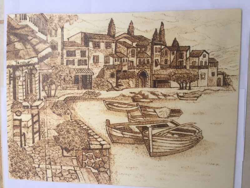 Картины для выжигания по дереву