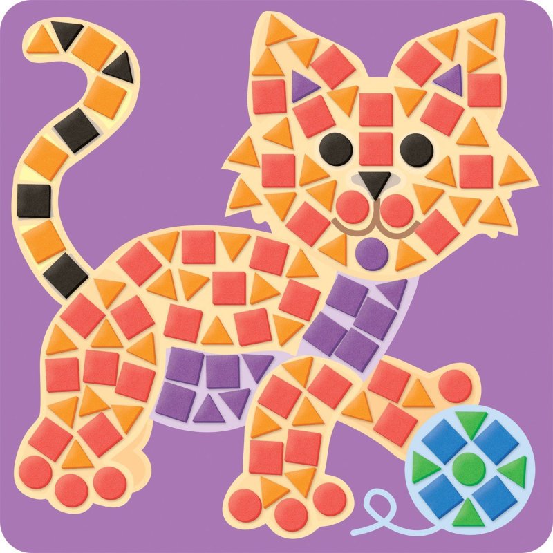 Геометрическая мозаика для детей