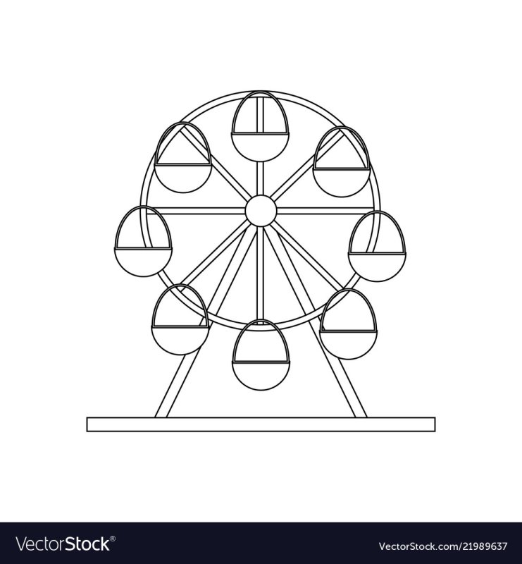 Колесо обозрения для малышей