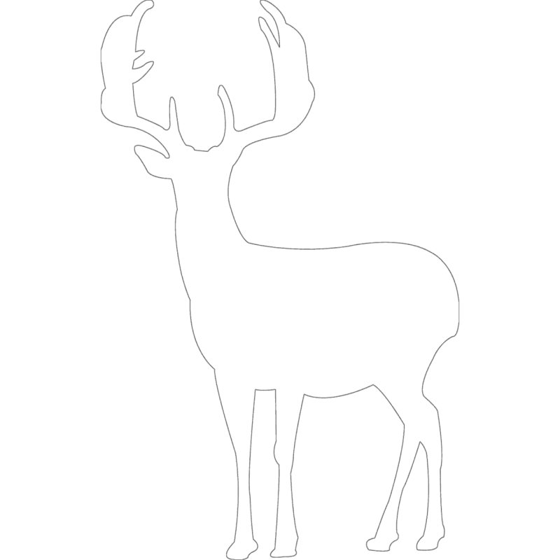 Трафарет "олени"