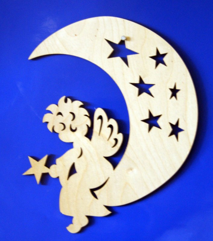 Месяц новогодний на окно