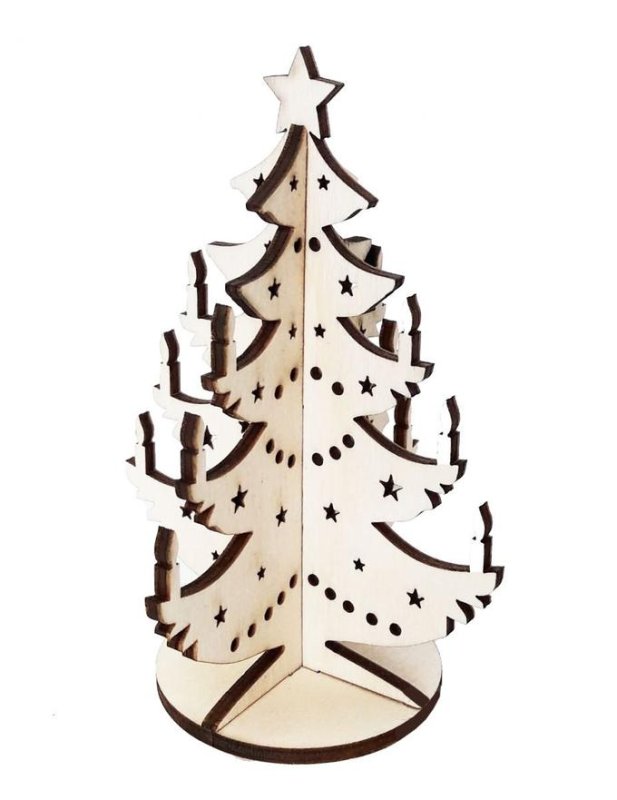 Ёлочка настольная сборная