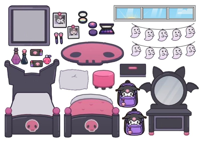 Тока бока мебель для распечатки