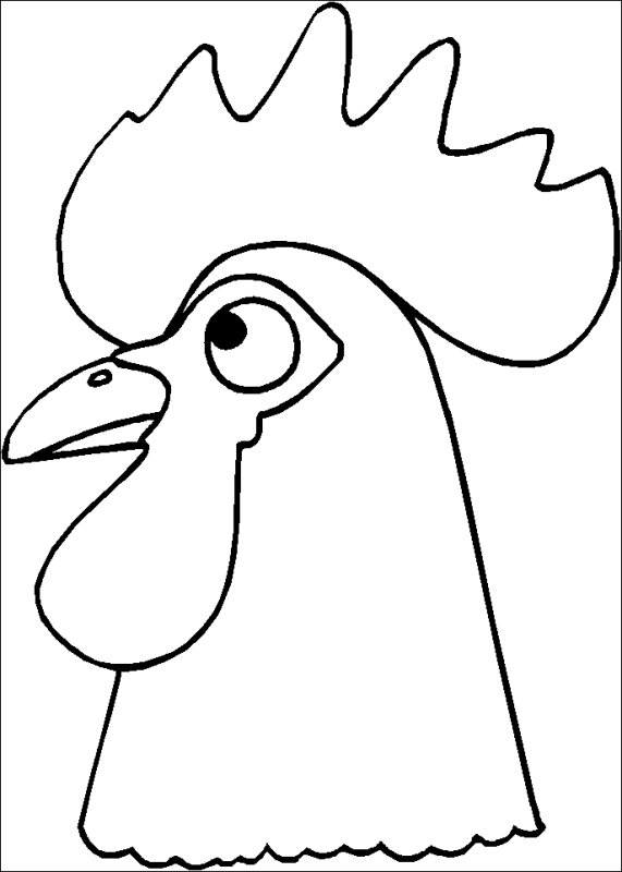 Голова петуха