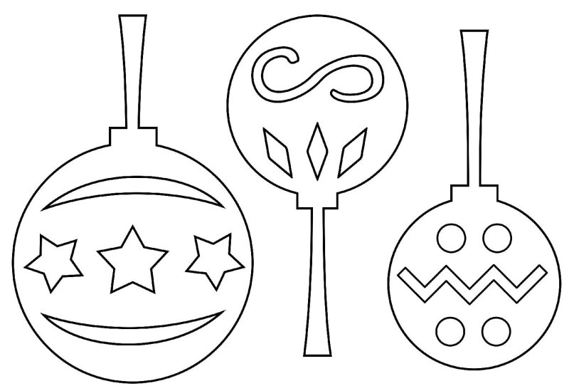 Новогодние шары на окна