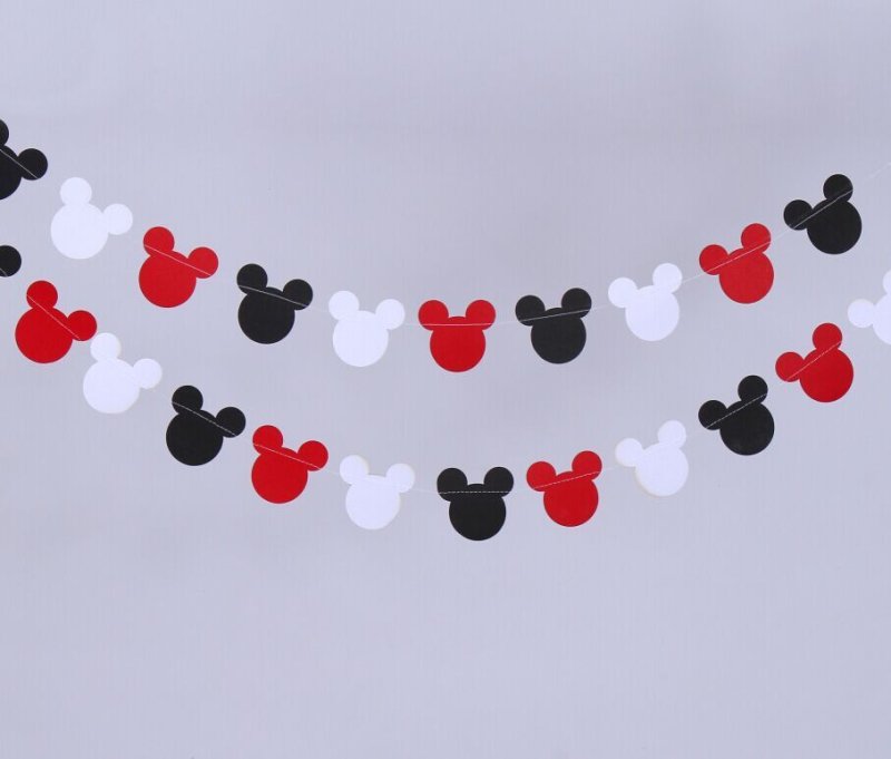 Гирлянда из кружочков бумажных