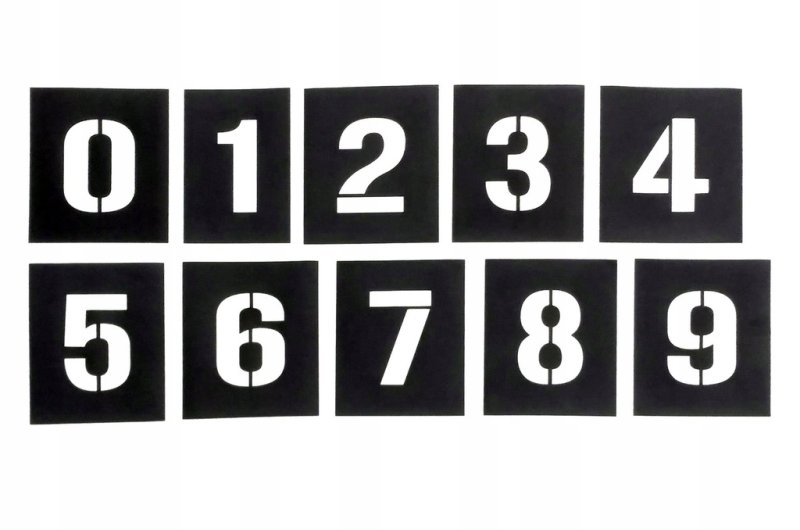 Трафарет "цифры"