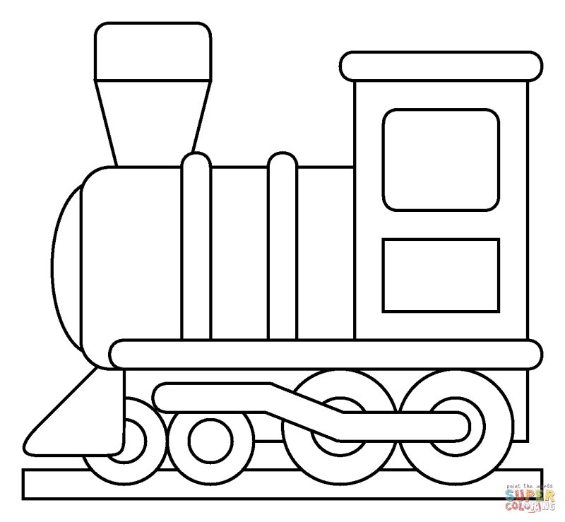 Раскраски поезда для мальчиков