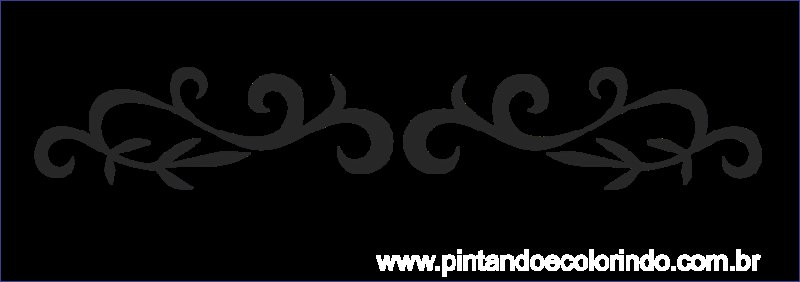 Трафарет вензеля для декора