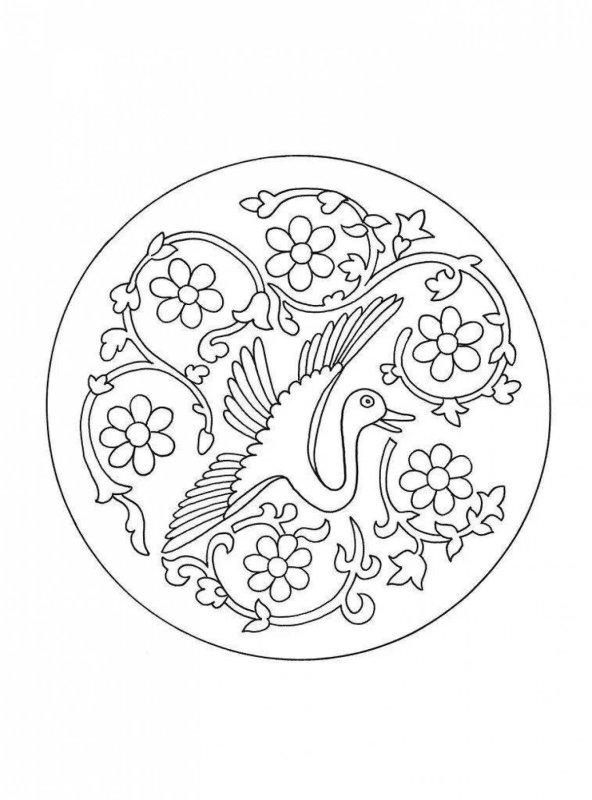 Декоративная роспись посуды