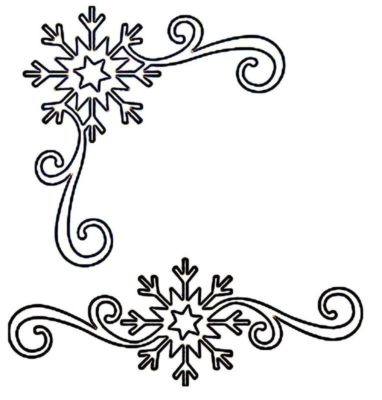 Новогодние уголки на окна