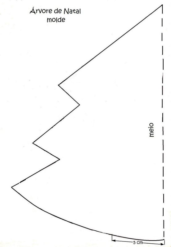 Елка выкройка шаблон