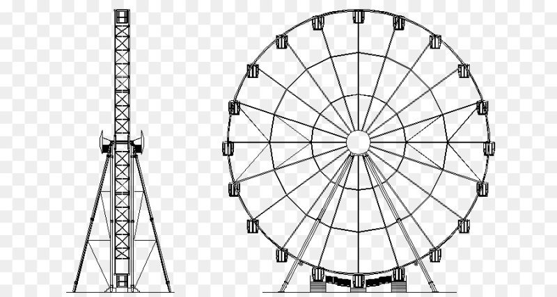Чертежи аттракционов
