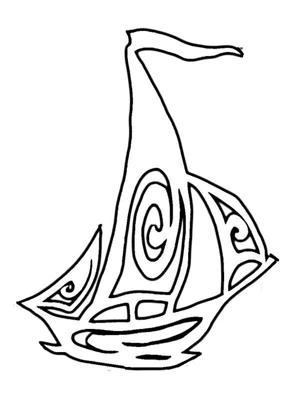 Кораблик вытынанка