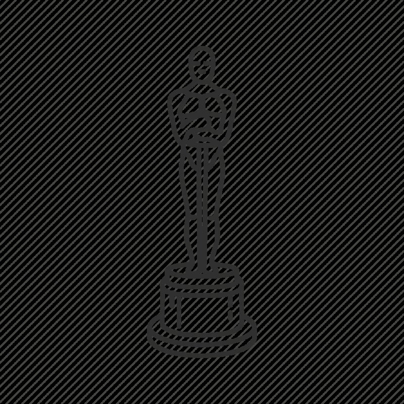 Статуэтка Оскар контур