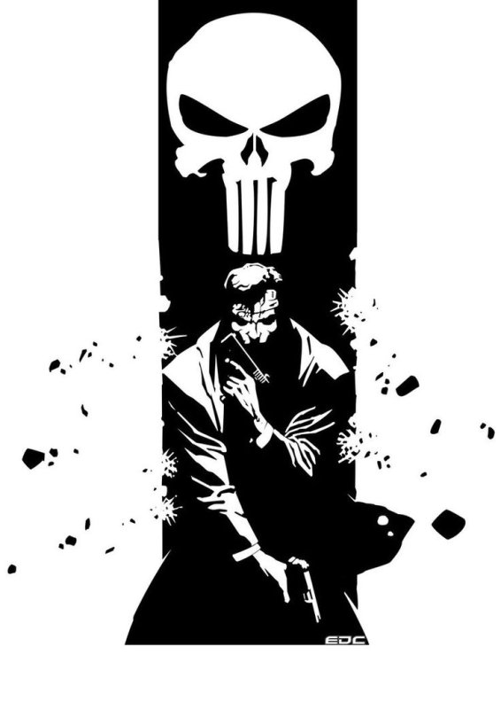 Трафарет Каратель