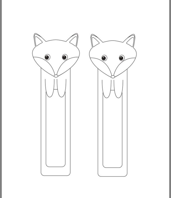 Заготовки для закладок для книг