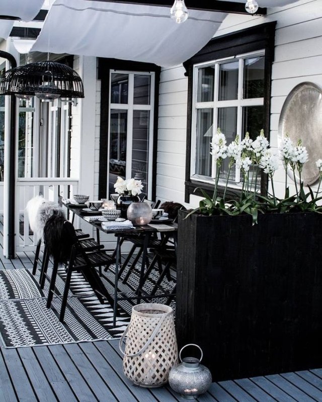 Веранда в скандинавском стиле