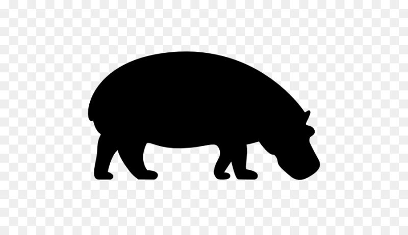 Бегемот очертания