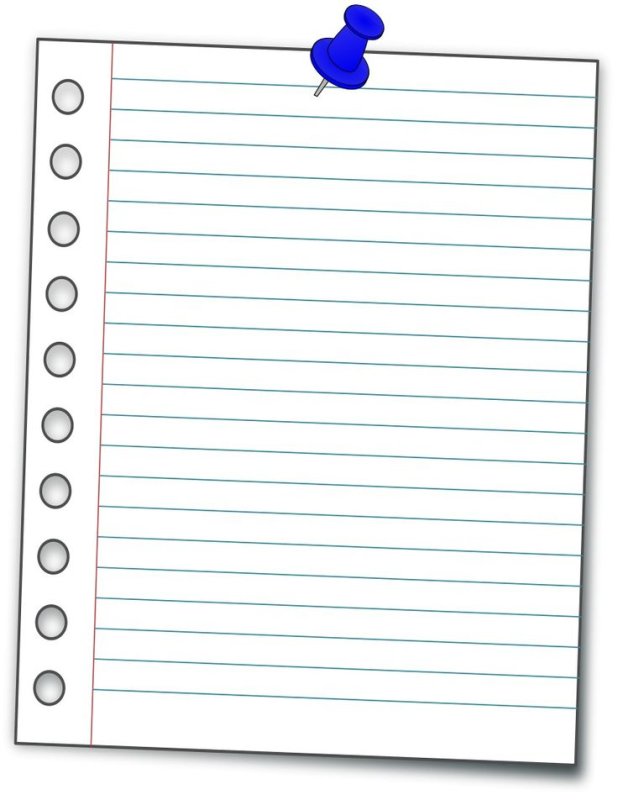 Листок блокнота