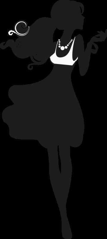 Силуэт девушки