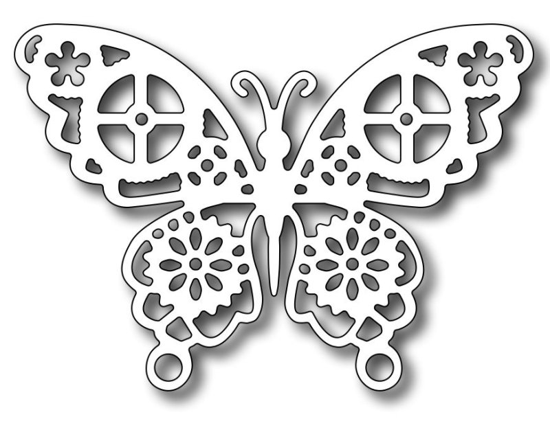 Бабочка шаблон для вырезания
