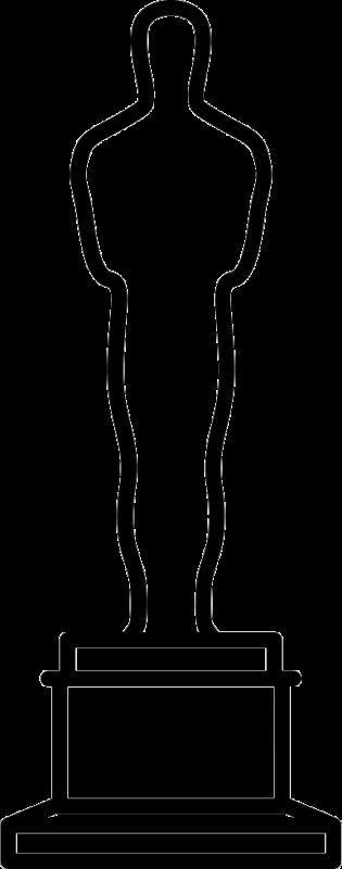 Силуэт статуэтки Оскар
