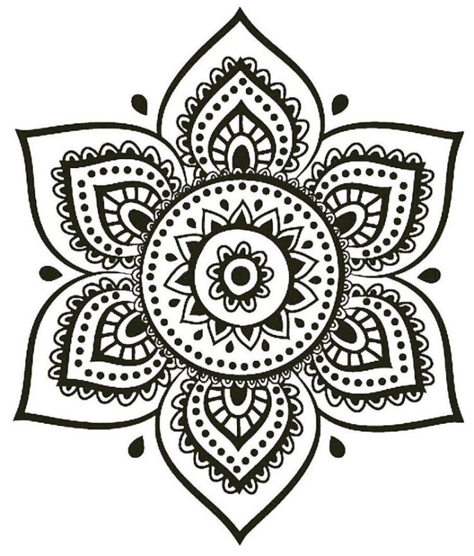 Традиционные индийские узоры