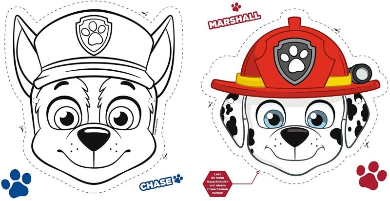 Гонщик Щенячий патруль раскраска