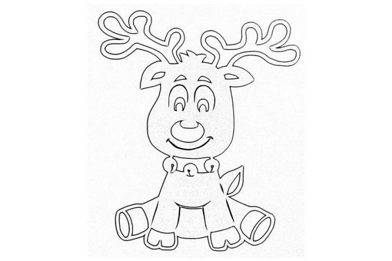 Новогодние шаблоны для вырезания из бумаги на окна