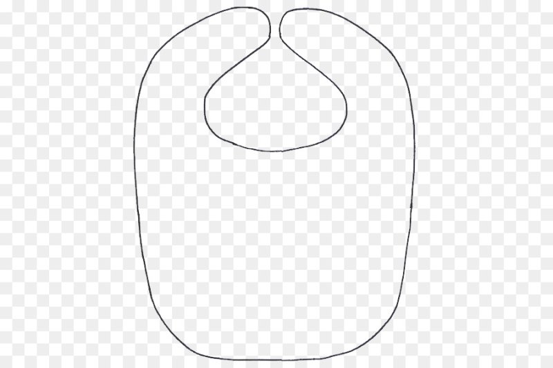 Слюнявчик трафарет