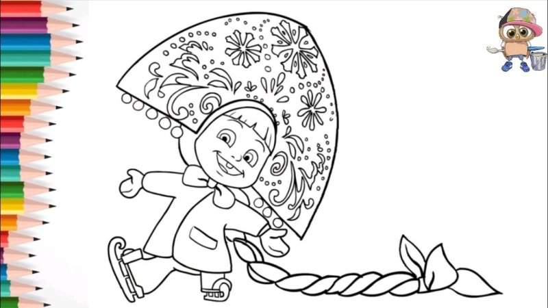 Маша и медведь Маша Снегурочка