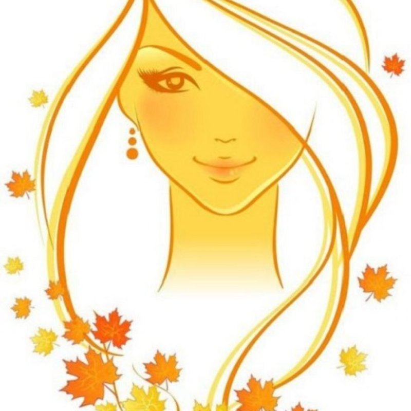 Лицо девушки рисунок