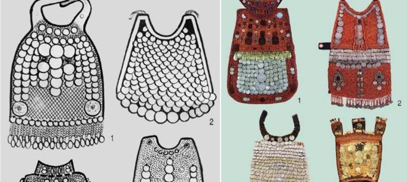 Башкирский нагрудник башкир муйынса