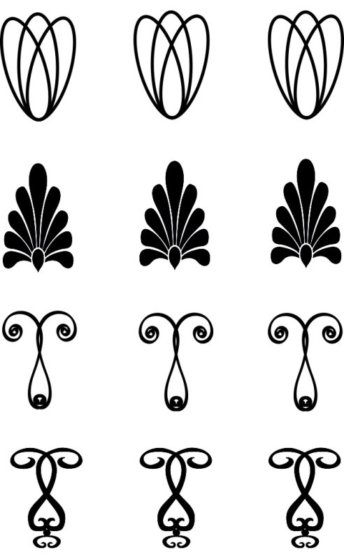 Трафарет для шоколадного декора