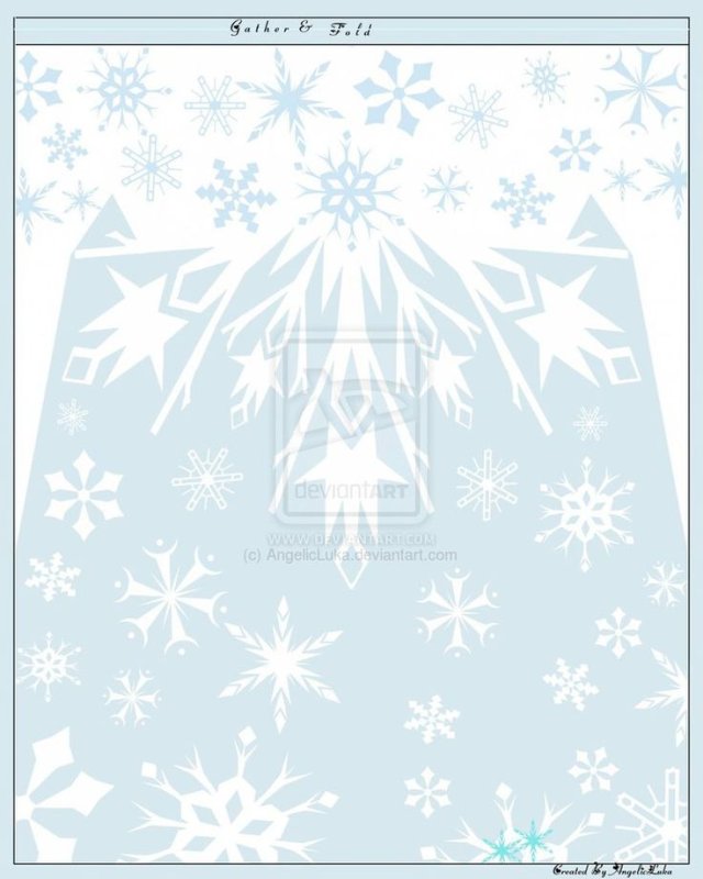 Снежинки Эльзы трафарет