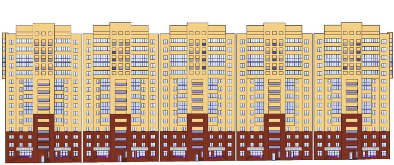 Многоэтажный дом из бумаги