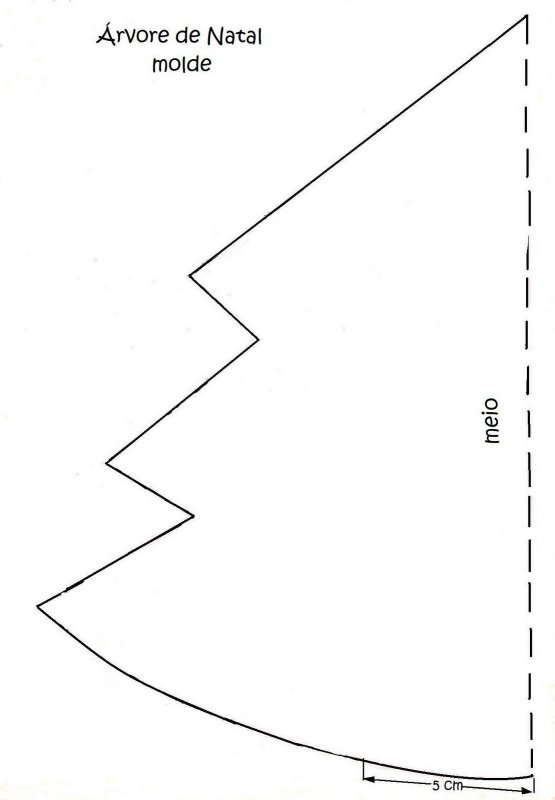 Выкройка елочки из ткани