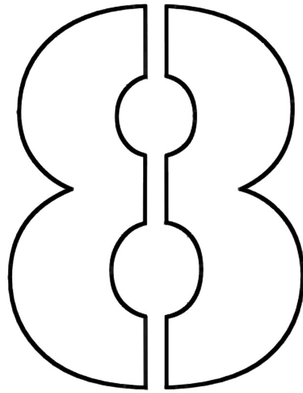 Цифры трафарет для вырезания