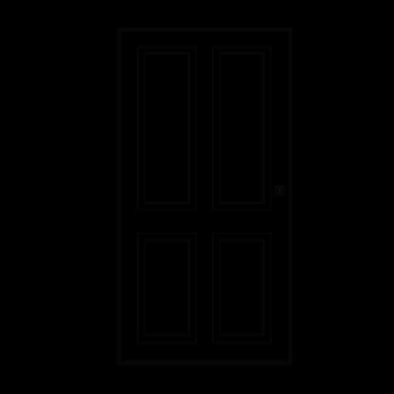 Дверь раскраска для детей