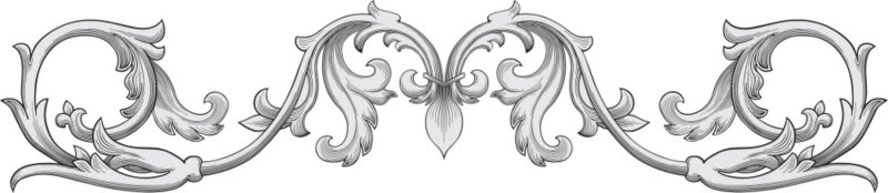 Вензеля на белом фоне