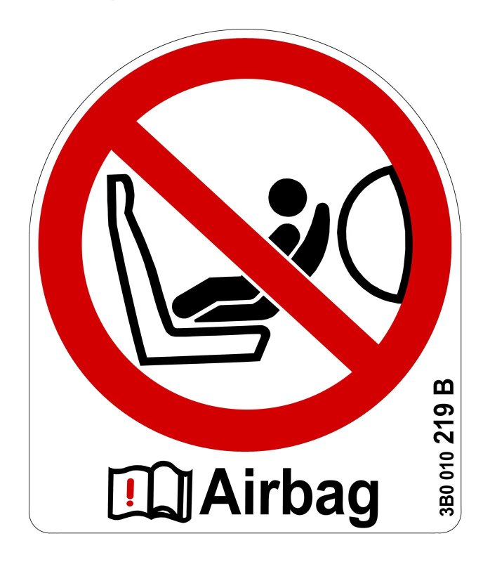 Side airbag наклейка